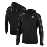 New Jersey Devils - Columbia Omni-Wick Shotgun Long Sleeve Hoodie T-Shirt Black