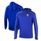 New York Islanders - Columbia Omni-Wick Shotgun Long Sleeve Hoodie T-Shirt Blue
