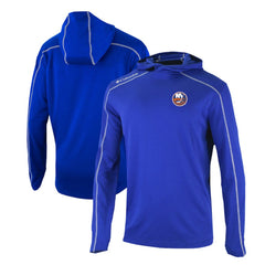 New York Islanders - Columbia Omni-Wick Shotgun Long Sleeve Hoodie T-Shirt Blue