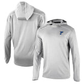 St. Louis Blues - Columbia Omni-Wick Shotgun Long Sleeve Hoodie T-Shirt Gray