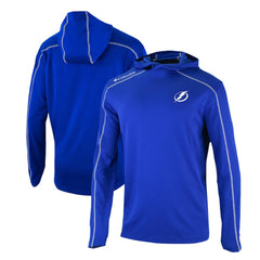 Tampa Bay Lightning - Columbia Omni-Wick Shotgun Long Sleeve Hoodie T-Shirt Blue