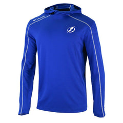 Tampa Bay Lightning - Columbia Omni-Wick Shotgun Long Sleeve Hoodie T-Shirt Blue