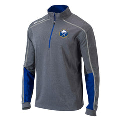 Buffalo Sabres - Columbia Omni-Wick Shotgun 2.0 Quarter-Zip Pullover Top Gray/Blue
