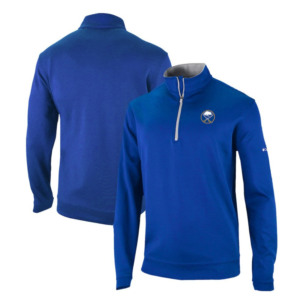 Buffalo Sabres - Columbia Omni-Wick Wickhams Hills Half-Zip Pullover Top Royal