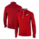 Carolina Hurricanes - Columbia Omni-Wick Wickhams Hills Half-Zip Pullover Top Red