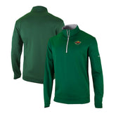 Minnesota Wild - Columbia Omni-Wick Wickhams Hills Half-Zip Pullover Top Green