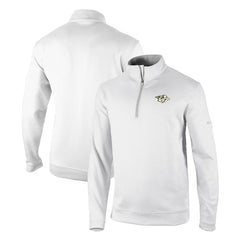 Nashville Predators - Columbia Omni-Wick Wickhams Hills Half-Zip Pullover Top White
