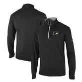Philadelphia Flyers - Columbia Omni-Wick Wickhams Hills Half-Zip Pullover Top Black