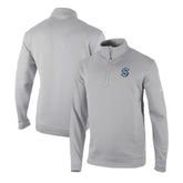 Seattle Kraken Columbia Omni-Wick Wickhams Hills Half-Zip Pullover Top Gray