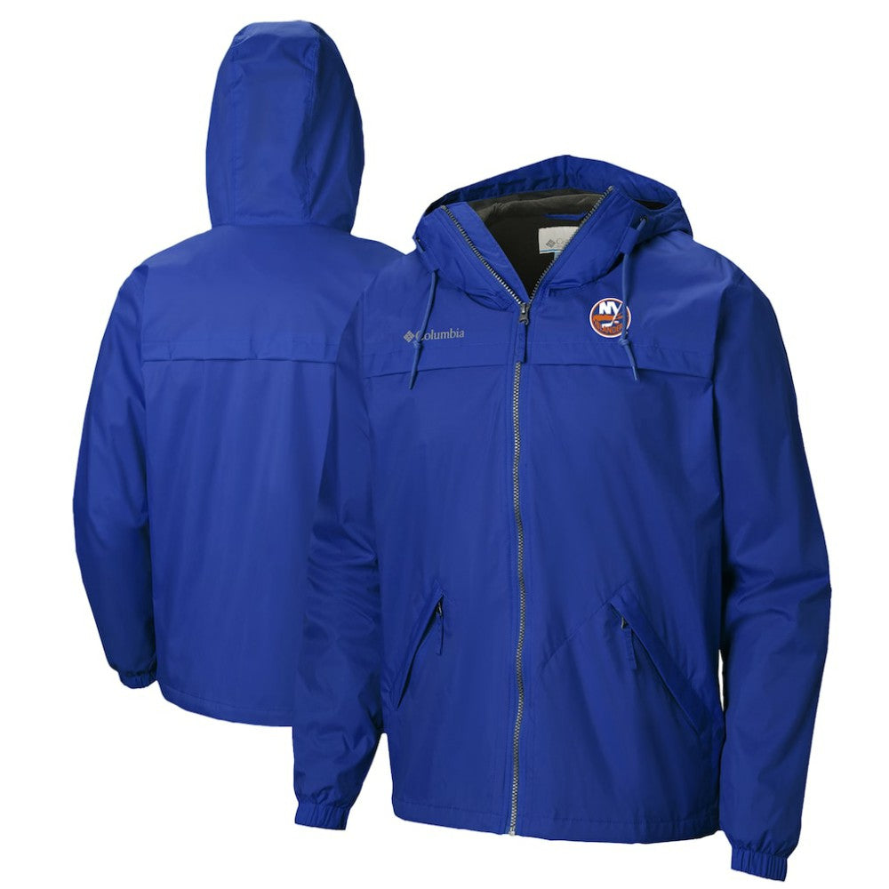 New York Islanders - Columbia Oroville Creek Lightweight Full-Zip Windbreaker Jacket Blue