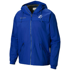 Tampa Bay Lightning - Columbia Oroville Creek Lightweight Full-Zip Windbreaker Jacket Blue