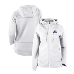 Colorado Avalanche - Columbia Women's Omni-Wick Pack It Up Full-Zip Jacket White