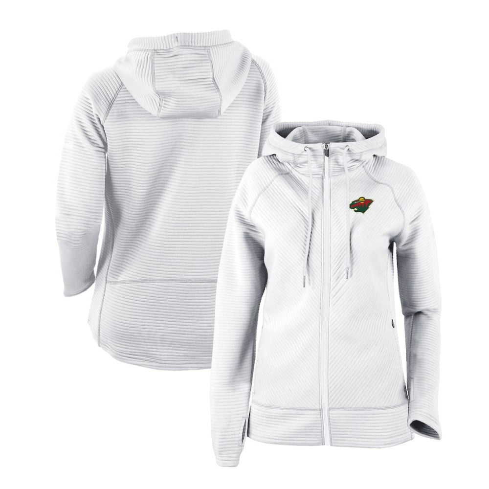 Minnesota Wild - Columbia Women's Omni-Wick Pack It Up Full-Zip Jacket White