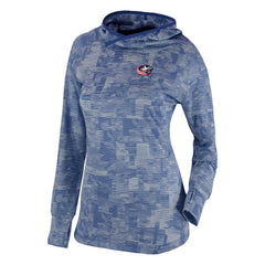 Columbus Blue Jackets - Columbia Women's Omni-Wick Sunday Ball Pullover Hoodie Navy