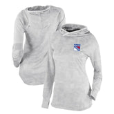 New York Rangers Columbia Women's Omni-Wick Sunday Ball Pullover Hoodie White
