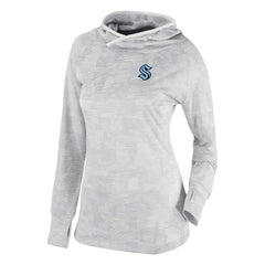 Seattle Kraken Columbia Women's Omni-Wick Sunday Ball Pullover Hoodie White