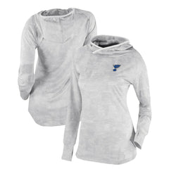 St. Louis Blues - Columbia Women's Omni-Wick Sunday Ball Pullover Hoodie White