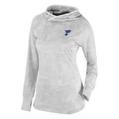St. Louis Blues - Columbia Women's Omni-Wick Sunday Ball Pullover Hoodie White