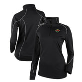 Minnesota Wild - Columbia Women's Omni-Wick Shotgun 2.0 Quarter-Zip Pullover Top Black