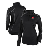 New Jersey Devils - Columbia Women's Omni-Wick Shotgun 2.0 Quarter-Zip Pullover Top Black