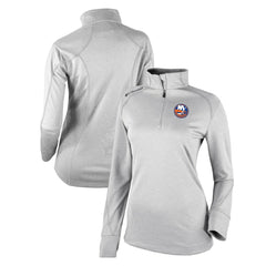New York Islanders - Columbia Women's Omni-Wick Shotgun 2.0 Quarter-Zip Pullover Top White