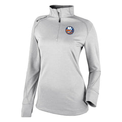 New York Islanders - Columbia Women's Omni-Wick Shotgun 2.0 Quarter-Zip Pullover Top White