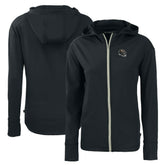 Baltimore Ravens Cutter & Buck Women's Helmet Daybreak Eco Recycled Full-Zip Hoodie Black - NFL