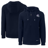 Buffalo Bills Cutter & Buck Helmet Roam Eco Half-Zip Recycled Pullover Hoodie Navy - NFL