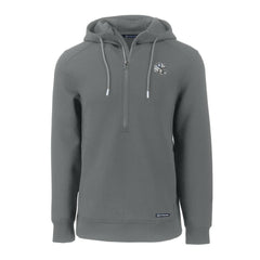 Indianapolis Colts Cutter & Buck Helmet Roam Eco Half-Zip Recycled Pullover Hoodie Gray - NFL