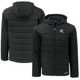 Indianapolis Colts Cutter & Buck Helmet Big & Tall Evoke Hybrid Eco Softshell Recycled Full-Zip Hoodie Jacket Black - NFL
