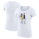 Milwaukee Brewers G-III 4Her by Carl Banks Women's Super-Slim Fit Lightweight Baseball Girls T-Shirt Lifestyle