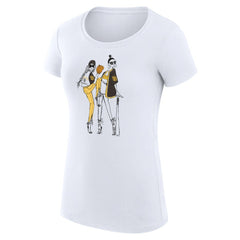San Diego Padres G-III 4Her by Carl Banks Women's Super-Slim Fit Lightweight Baseball Girls T-Shirt On Sale