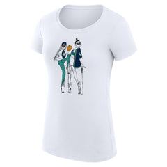 Seattle Mariners G-III 4Her by Carl Banks Women's Super-Slim Fit Lightweight Baseball Girls T-Shirt Clearance