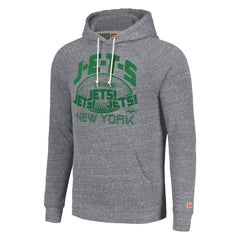 New York Jets Homage Unisex Hyperlocal Raglan Pullover Hoodie Gray - NFL