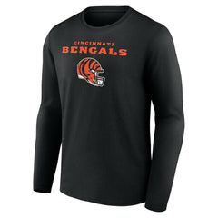 Ja'Marr Chase Cincinnati Bengals Team Wordmark Player Name & Number Long Sleeve T-Shirt Black - NFL