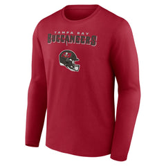 Baker Mayfield Tampa Bay Buccaneers Team Wordmark Player Name & Number Long Sleeve T-Shirt Red - NFL