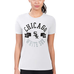Chicago White Sox G-III 4Her by Carl Banks Women's Super-Slim Fit Lightweight City Graphic T-Shirt Sale