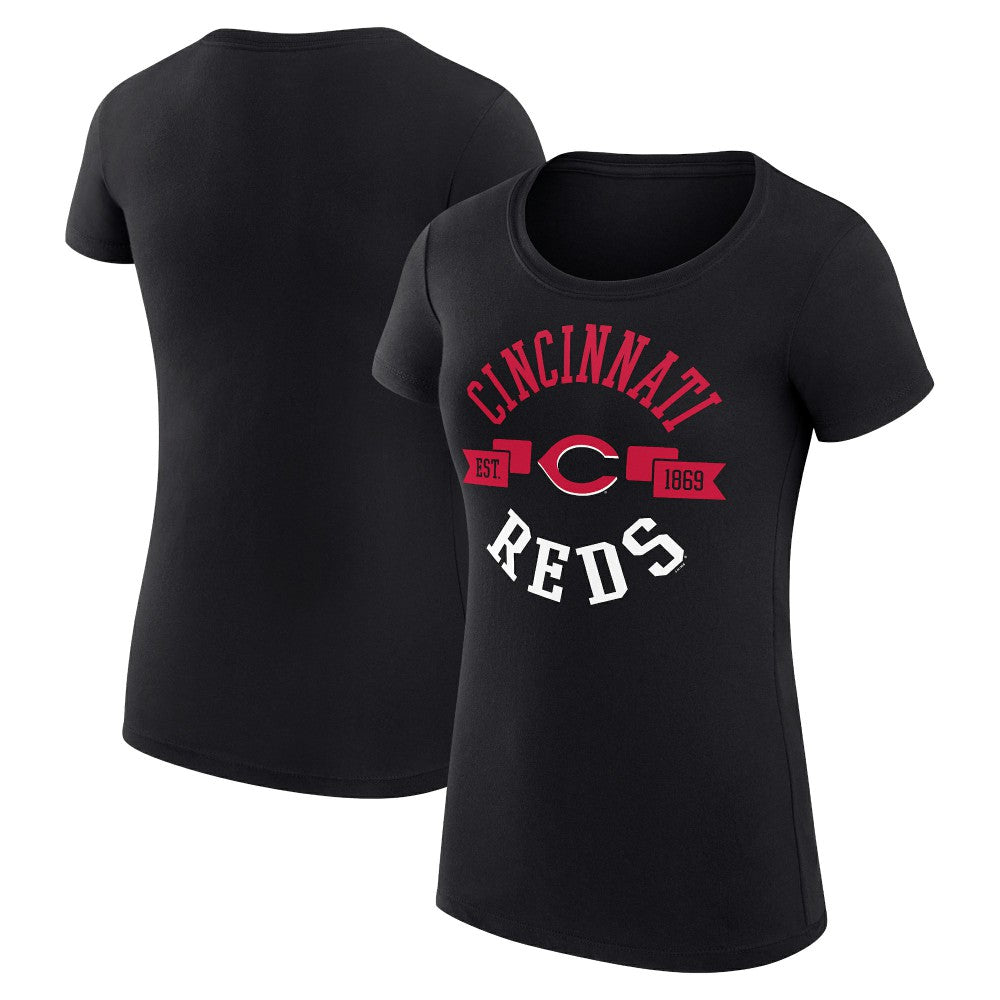 Cincinnati Reds G-III 4Her by Carl Banks Women's Super-Slim Fit Lightweight City Graphic T-Shirt Sale
