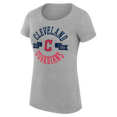 Cleveland Guardians G-III 4Her by Carl Banks Women's Super-Slim Fit Lightweight City Graphic T-Shirt On Sale