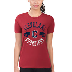 Cleveland Guardians G-III 4Her by Carl Banks Women's Super-Slim Fit Lightweight City Graphic T-Shirt Near Me