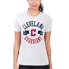 Cleveland Guardians G-III 4Her by Carl Banks Women's Super-Slim Fit Lightweight City Graphic T-Shirt Clearance