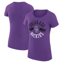 Colorado Rockies G-III 4Her by Carl Banks Women's Super-Slim Fit Lightweight City Graphic T-Shirt Online