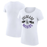 Colorado Rockies G-III 4Her by Carl Banks Women's Super-Slim Fit Lightweight City Graphic T-Shirt for sale