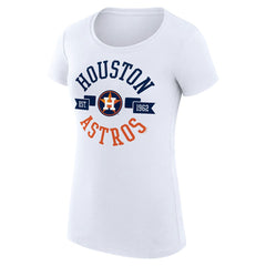 Houston Astros G-III 4Her by Carl Banks Women's Super-Slim Fit Lightweight City Graphic T-Shirt Lifestyle