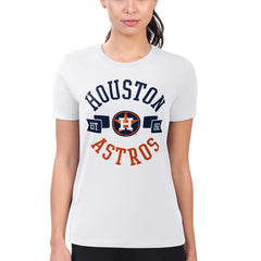 Houston Astros G-III 4Her by Carl Banks Women's Super-Slim Fit Lightweight City Graphic T-Shirt Lifestyle
