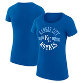 Kansas City Royals G-III 4Her by Carl Banks Women's Super-Slim Fit Lightweight City Graphic T-Shirt Lifestyle