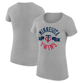 Minnesota Twins G-III 4Her by Carl Banks Women's Super-Slim Fit Lightweight City Graphic T-Shirt Sale