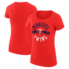 Minnesota Twins G-III 4Her by Carl Banks Women's Super-Slim Fit Lightweight City Graphic T-Shirt Online