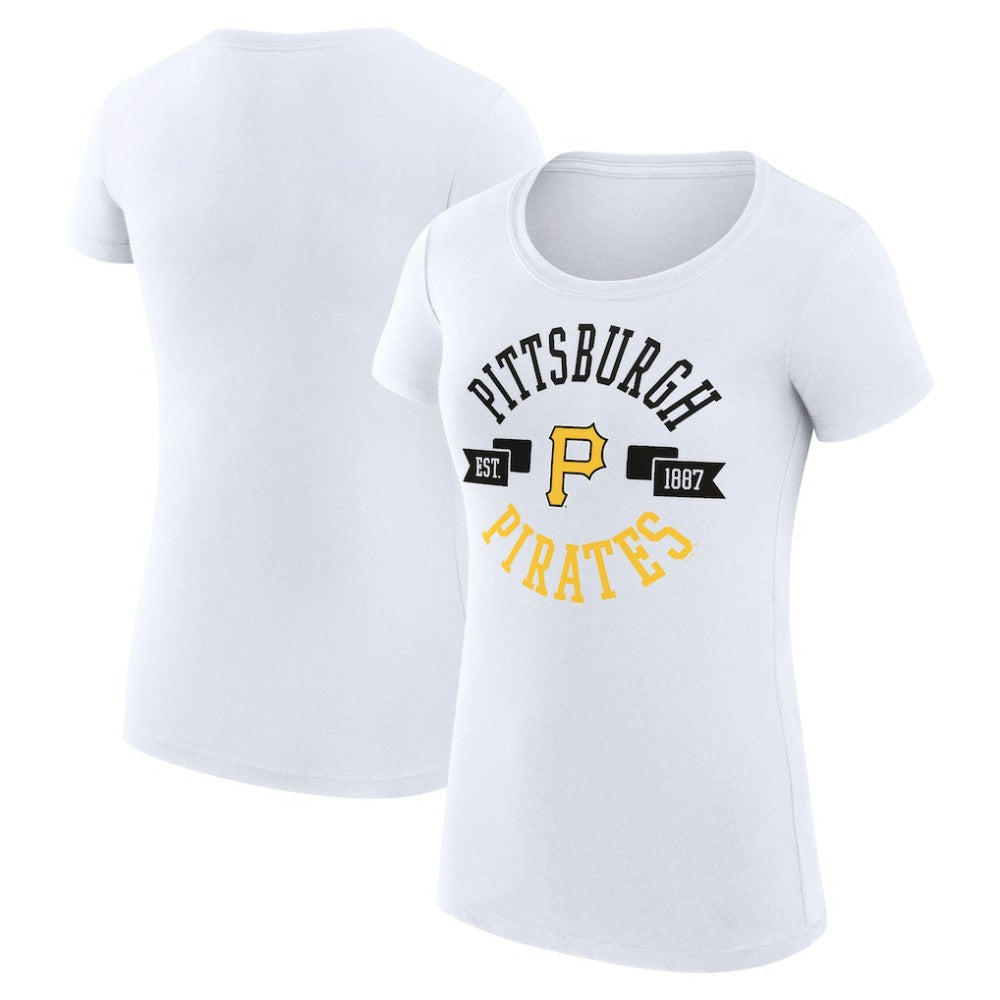 Pittsburgh Pirates G-III 4Her by Carl Banks Women's Super-Slim Fit Lightweight City Graphic T-Shirt Lifestyle