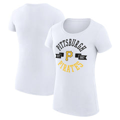 Pittsburgh Pirates G-III 4Her by Carl Banks Women's Super-Slim Fit Lightweight City Graphic T-Shirt Lifestyle